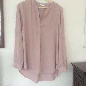 Pleione blush tunic top